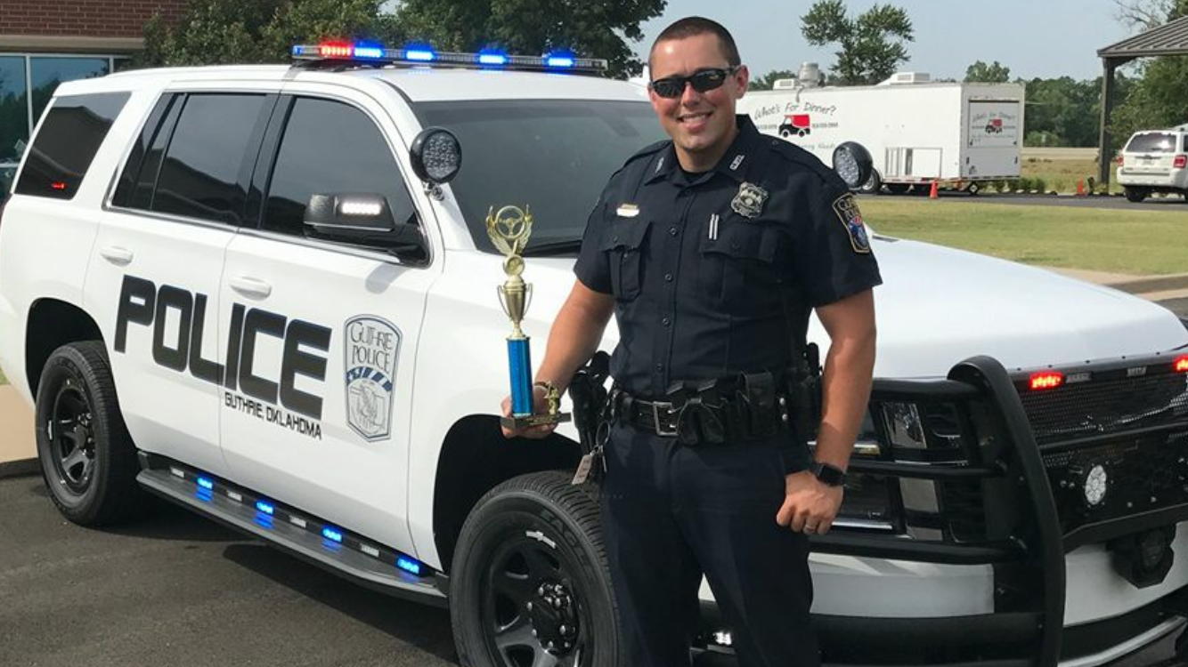 Guthrie police unit unveiled at benefit car show; wins first place