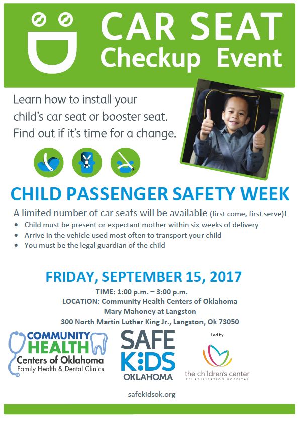 Car seat checkup event to be held in Langston – Guthrie News Page