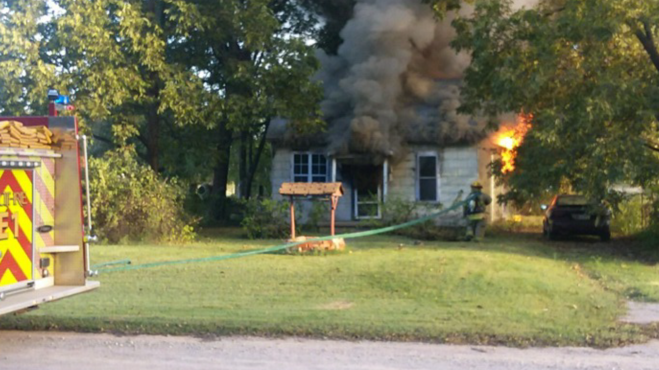 Home destroyed with early morning fire on west side – Guthrie News Page