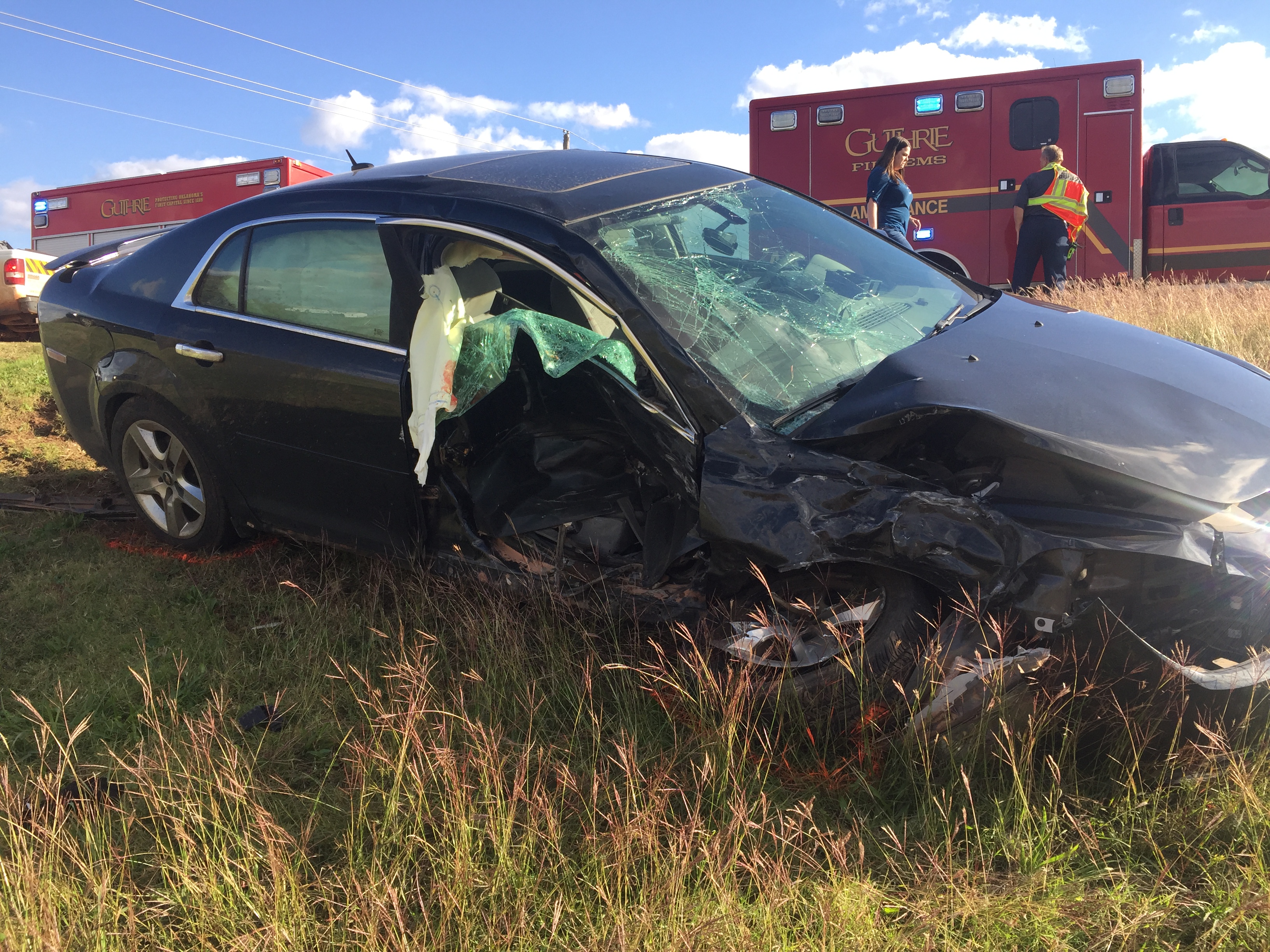 Video Two People Transported To Hospitals Following Accident On Highway 33 Guthrie News Page