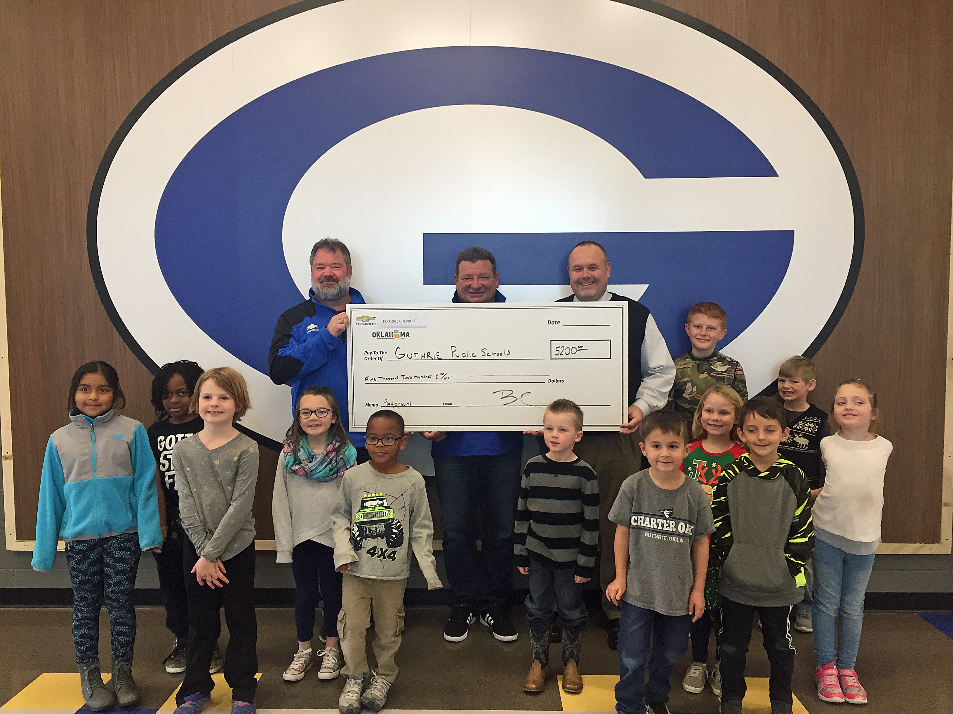 Video: Eskridge Chevrolet makes second donation to Charter Oak