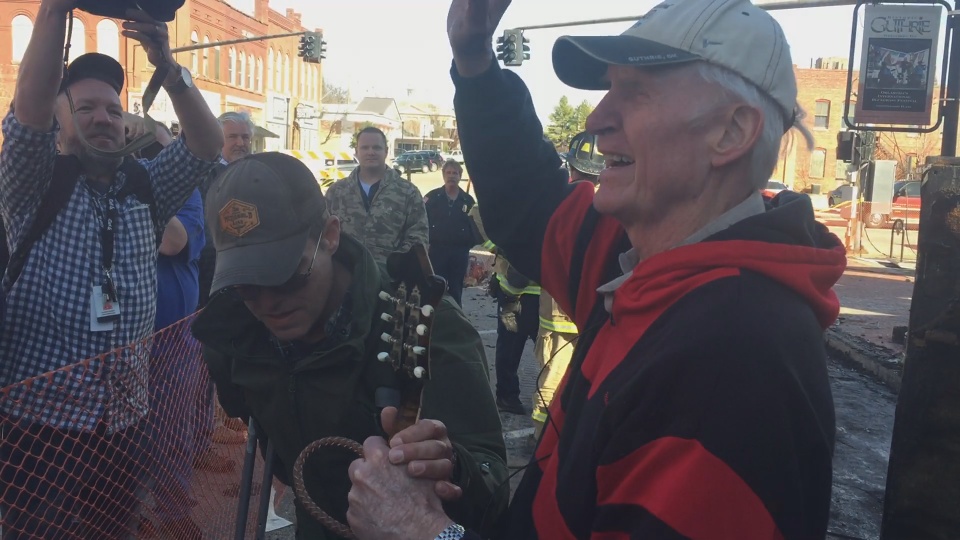 Watch Up close view of Byron Berline’s safes rescued, opened Guthrie