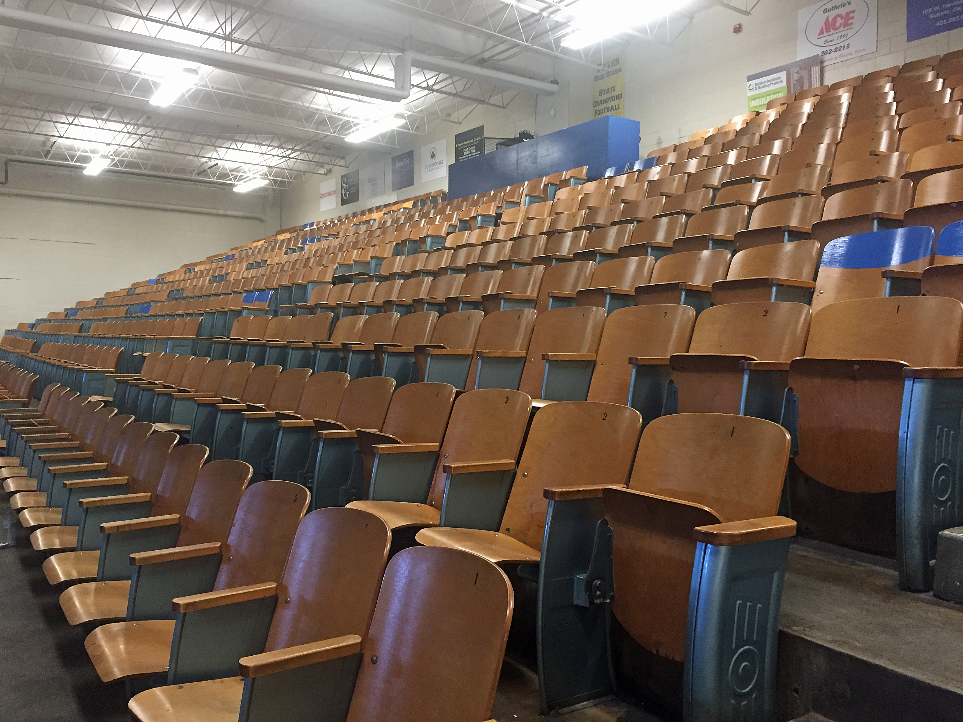 BOE approves new gymnasium seating, track surface Guthrie News Page