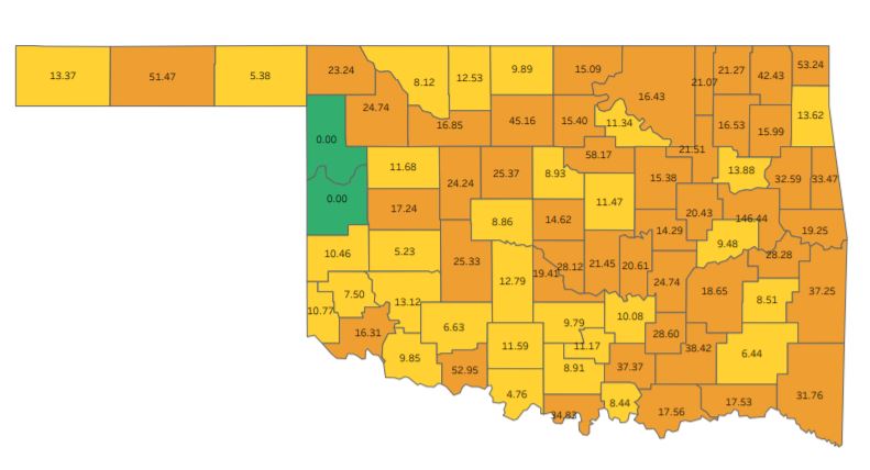 OSDH: Logan County with 54 active COVID cases – Guthrie News Page