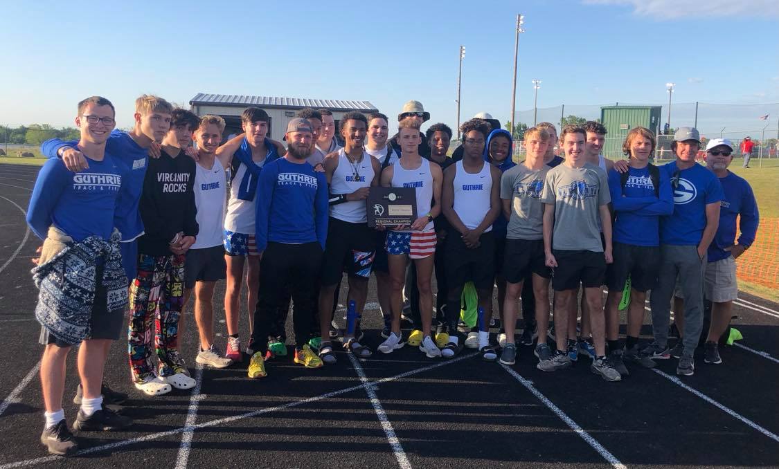 Guthrie boys track claims regional championship; Lady Jays take fourth