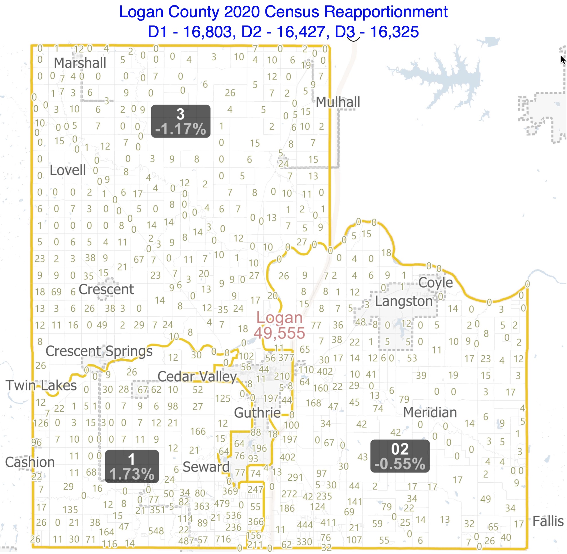 Commissioners move to adopt new districts Guthrie News Page