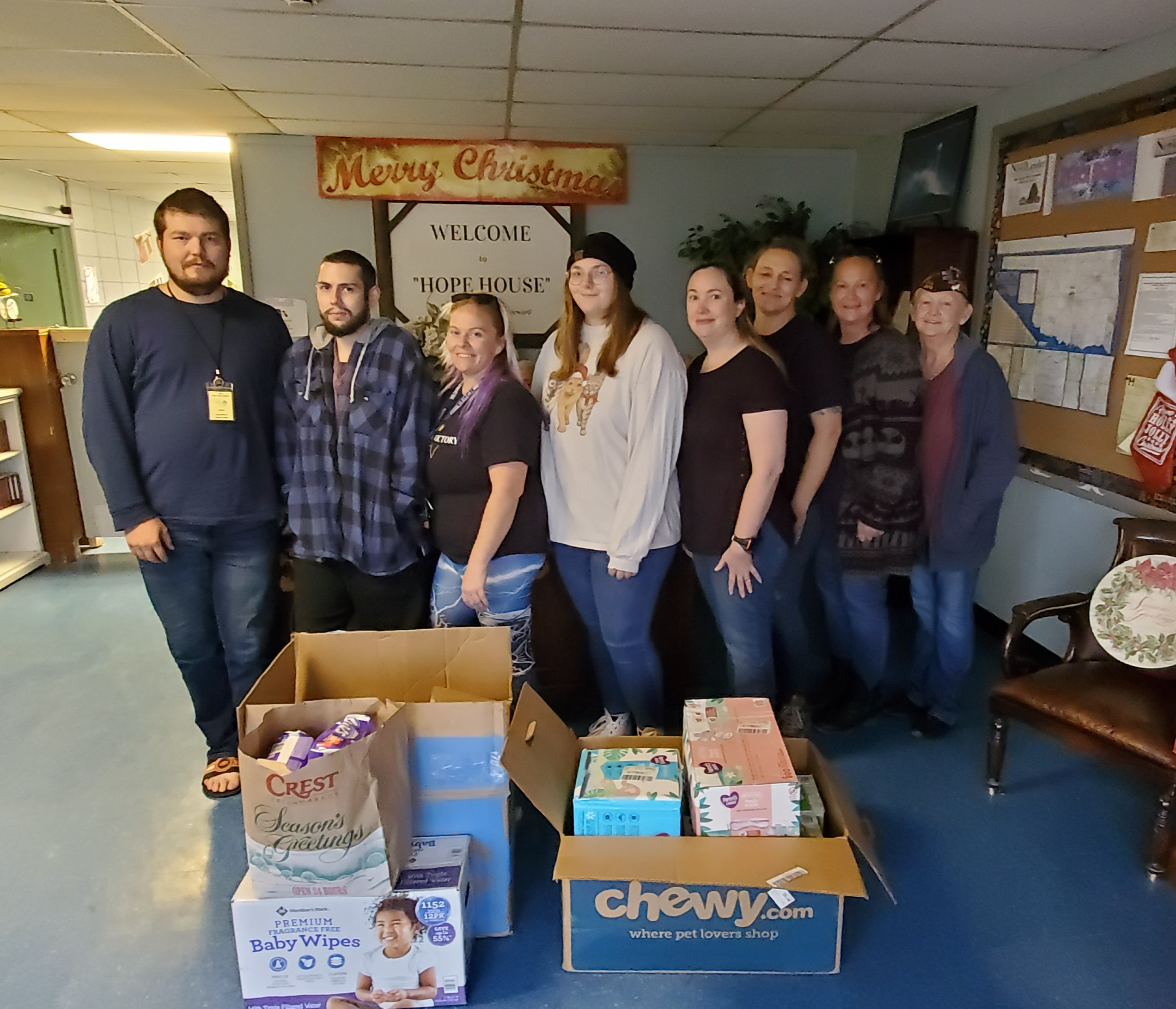 VFW Auxiliary donates diapers and wipes to Hope House Guthrie News Page
