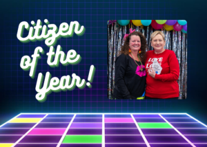 Linda Miller (right) awarded Citizen of the Year